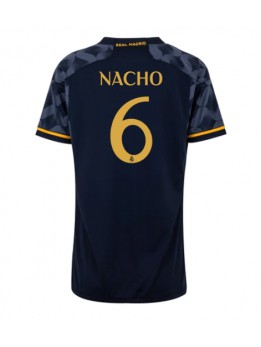 Billige Real Madrid Nacho #6 Bortedrakt Dame 2023-24 Kortermet